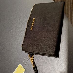 Brand new black michael kors wristlet